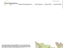Tablet Screenshot of enviroanalyticsgroup.com